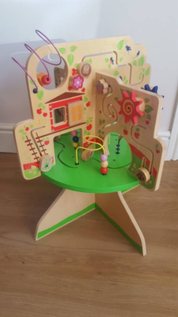 wooden activity tree